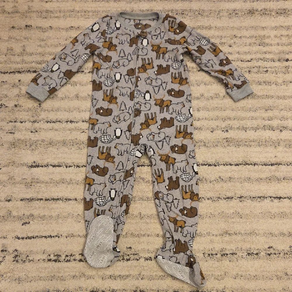 Carter's Animal Pattern Footed PJs